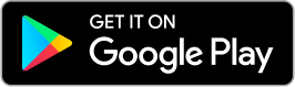 Google Play Get It on white text, black background