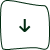 Arrow Down - Green outline