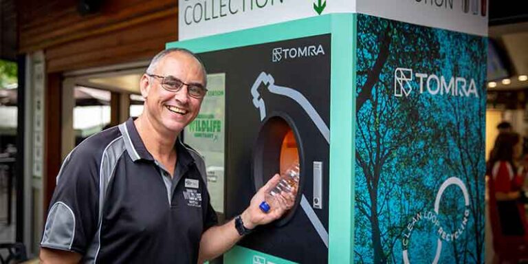 Refund Reverse Vending Machine -The first commercial in QLD